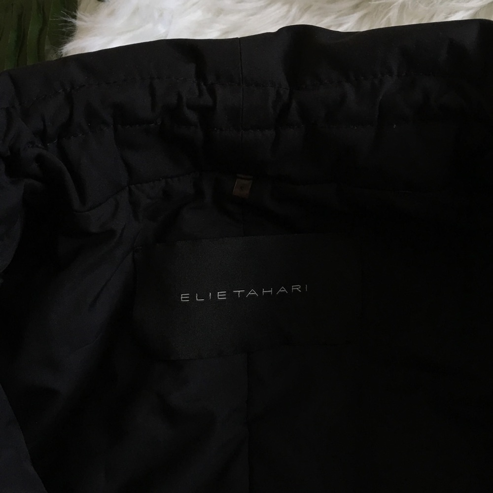 ELIE TAHARI | Ruffle Collar Vest - Picture 5 of 5